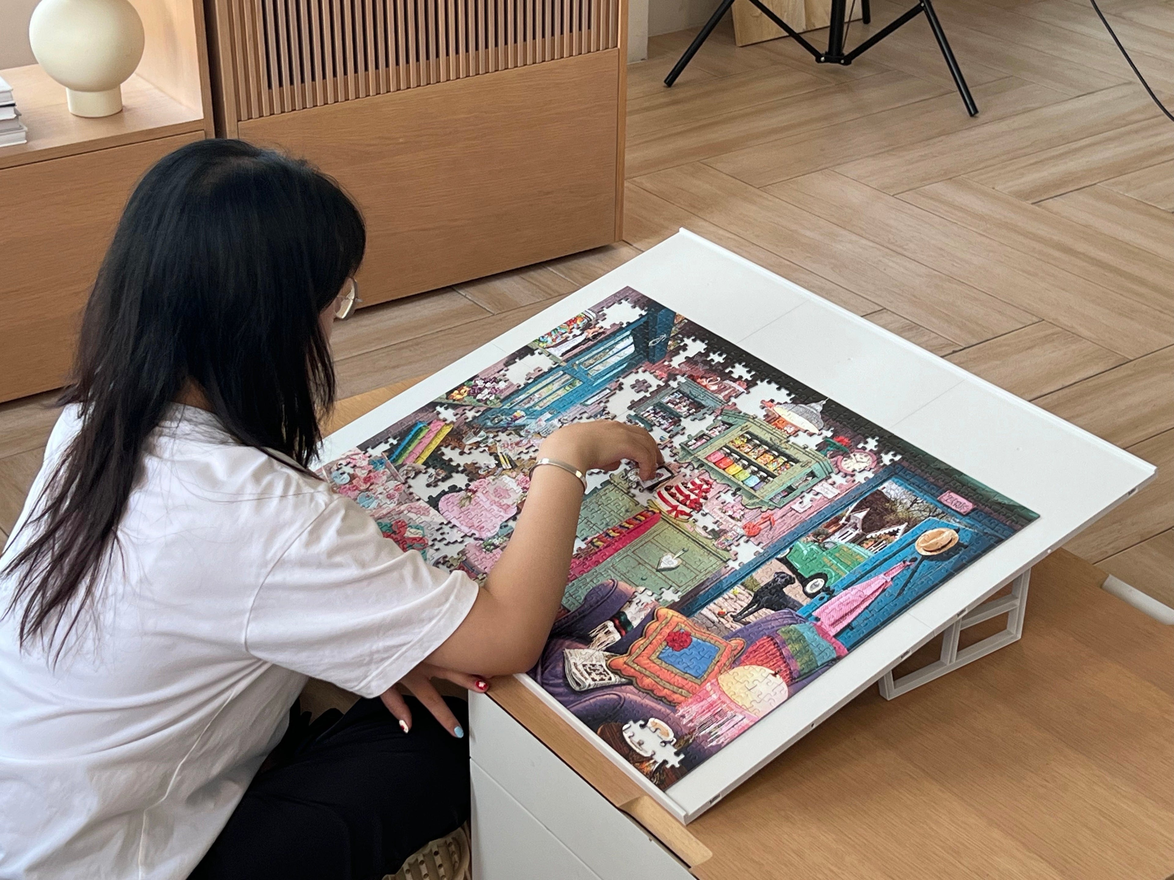 DIY Tilting Puzzle Board White