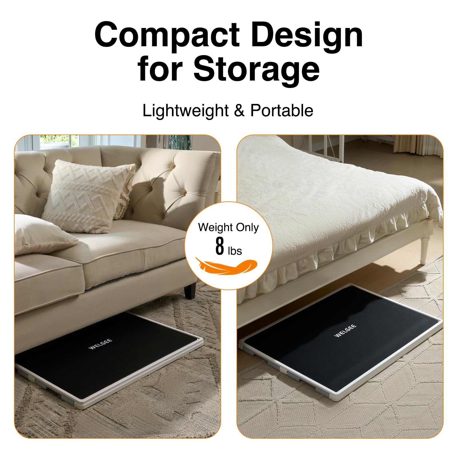 WELGEE 1000-Piece Rotating Puzzle Board with Drawers & Cover – 30"x22" Lightweight Spinning Puzzle Table for Adults